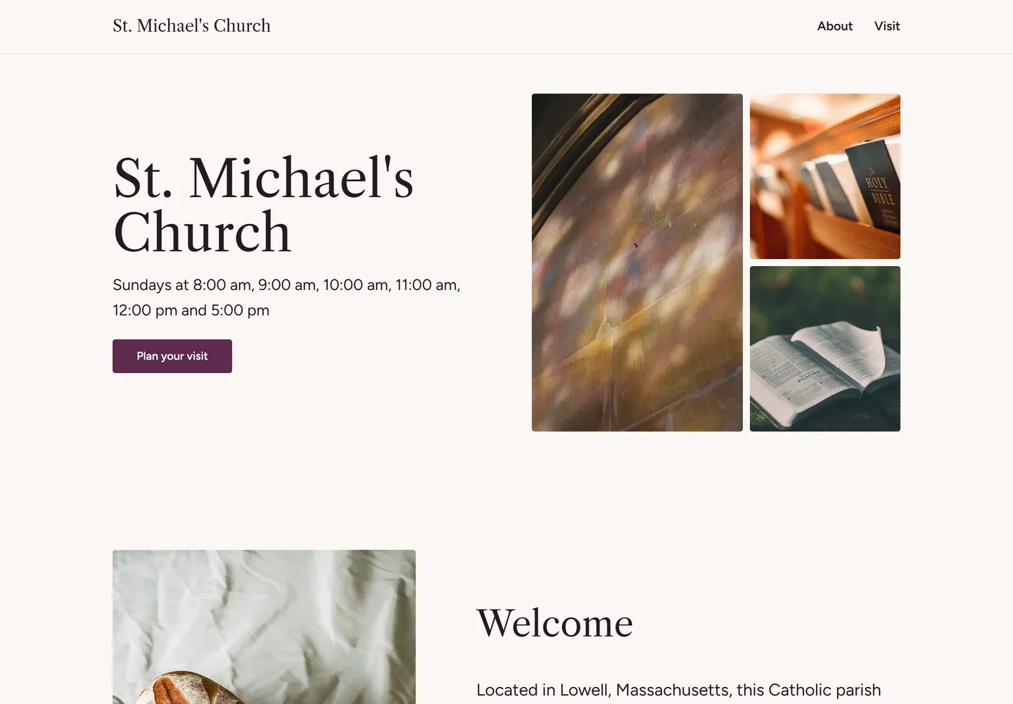 Gallery template on St. Michael's Church